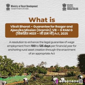 Viksit Bharat Rozgar & Ajeevika Mission (Gramin)
