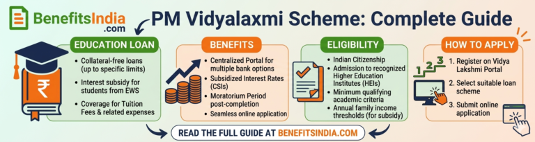PM Vidyalaxmi Scheme Complete Guide to Education Loan, Benefits, Eligibility & How to Apply
