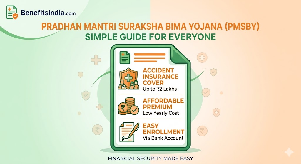 Pradhan Mantri Suraksha Bima Yojana (PMSBY): Simple Guide for Everyone