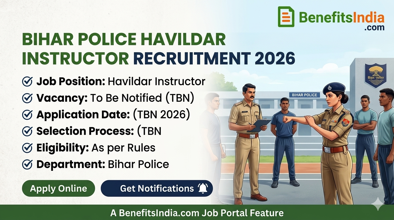 Bihar Police Havildar Instructor Recruitment 2026