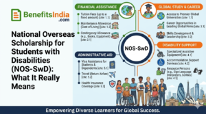 National Overseas Scholarship for Students with Disabilities (NOS-SwD) What It Really Means