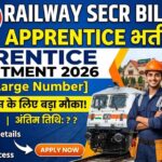 SECR Apprentice Recruitment 2026: 1191 Railway Posts, No Exam – Full Details, Eligibility & How to Apply