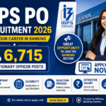 IBPS PO Recruitment 2026 Apply Online for 6,715 Probationary Officer Posts