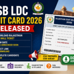 RSSB LDC Admit Card 2026 Released